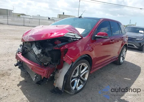 2013 Ford Edge Sport из США, поврежденный, VIN 2FMDK3AK8DBE16441